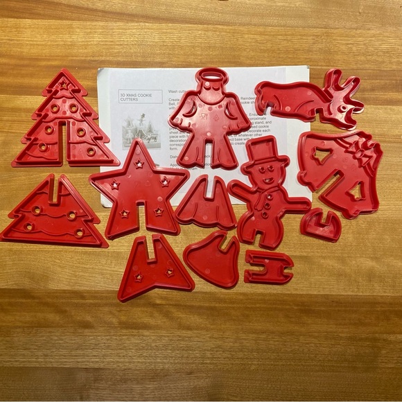 Lot of Christmas Cookie Cutters - Picture 2 of 6